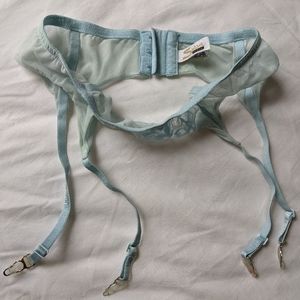Swan Original blue garter belt S